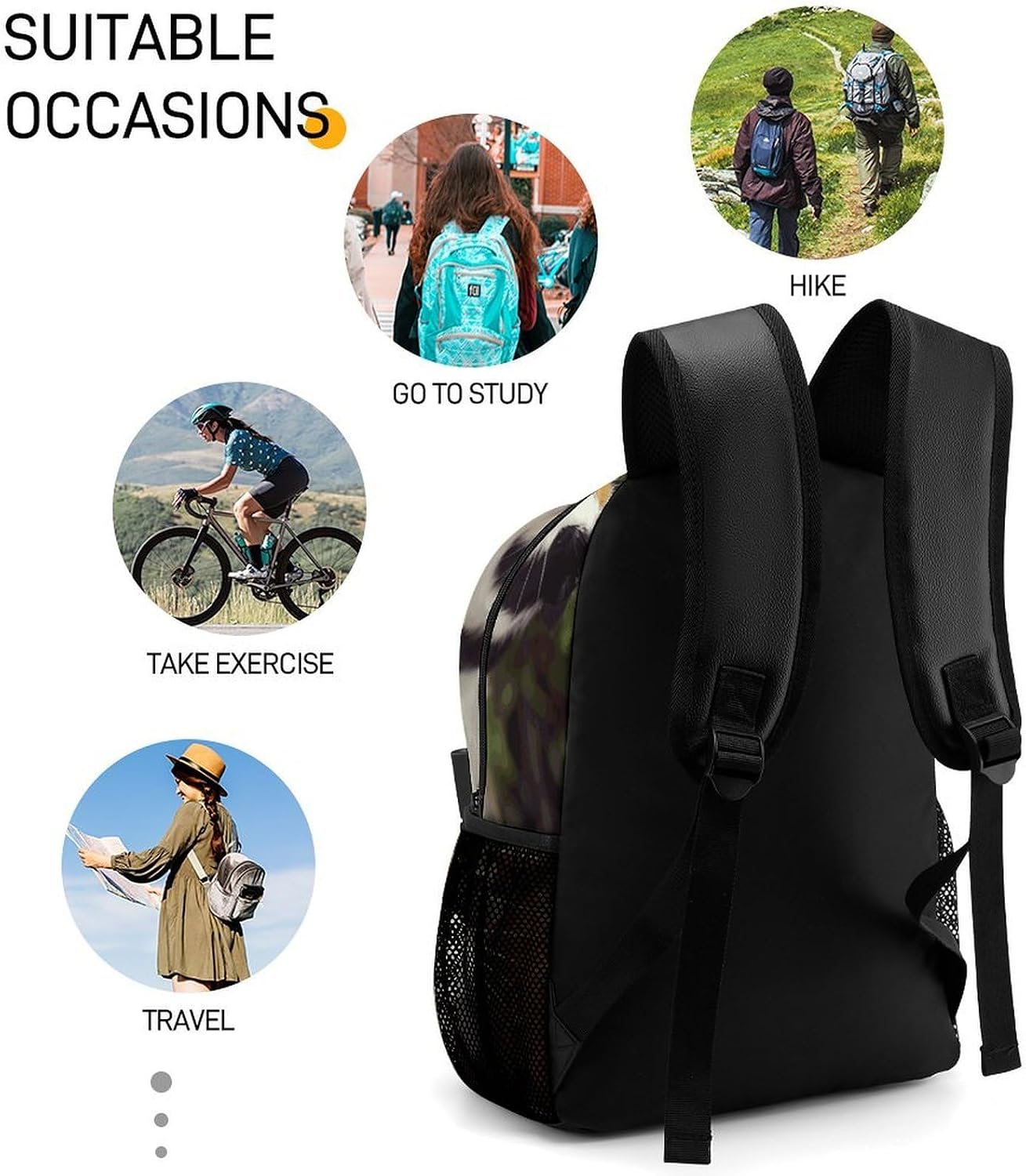 Guinea Pigs Funny Laptop Backpack for Men Women 16 Inch image 5
