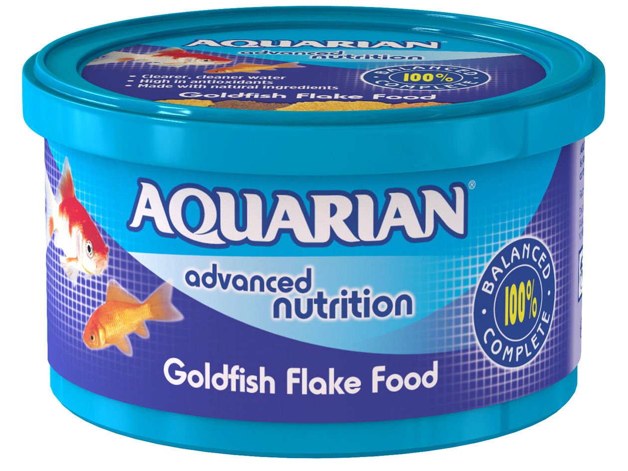 AQUARIAN Goldfish Flakes (12 x 25 g)