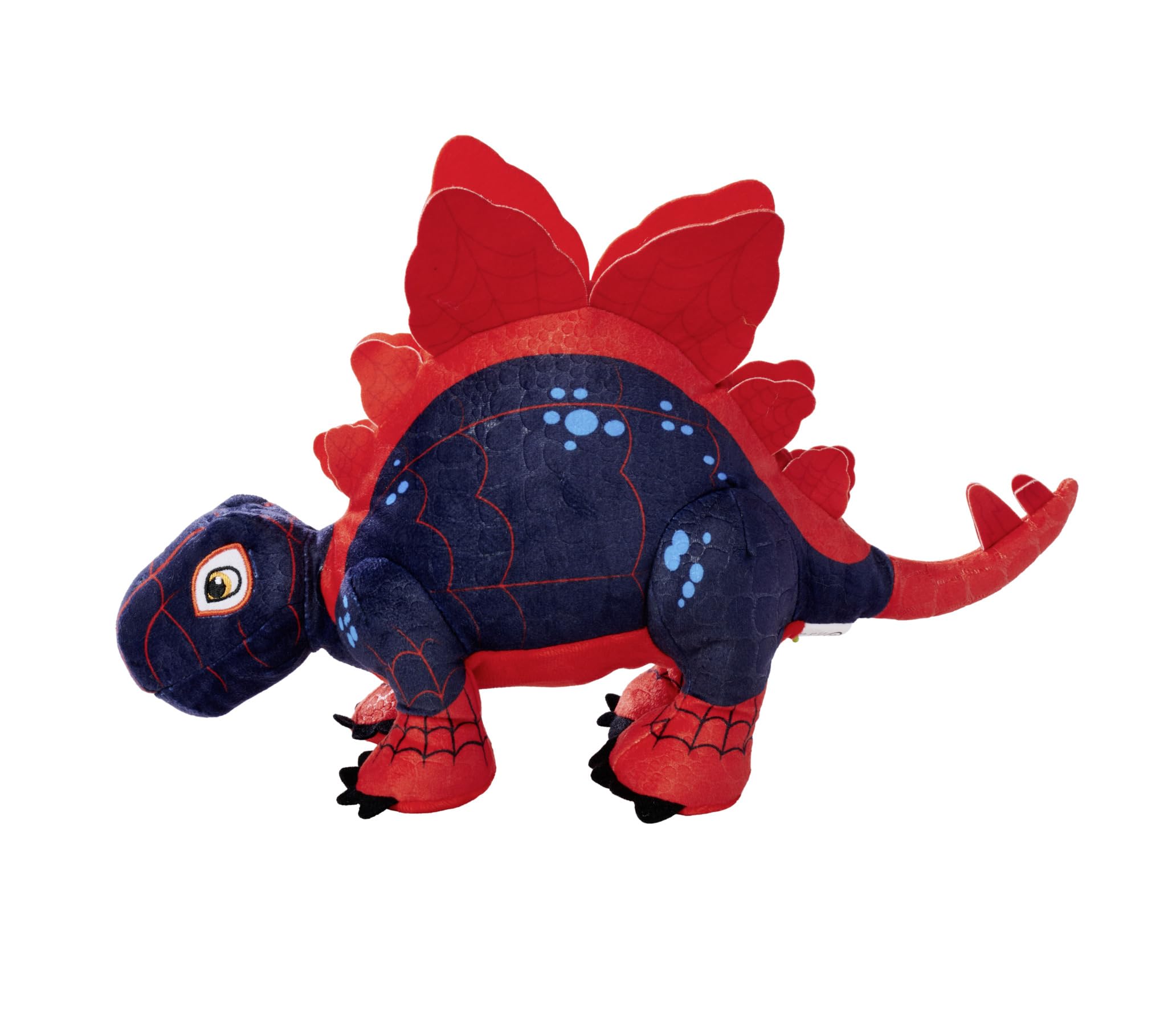 Simba - Pluszowa zabawka Spin Stegosaurus - Miles Morales w wersji dinozaura - Żywe kolory i miękki plusz - Od 0 miesięcy - Spidey and His Amazing Friends (6315870559)