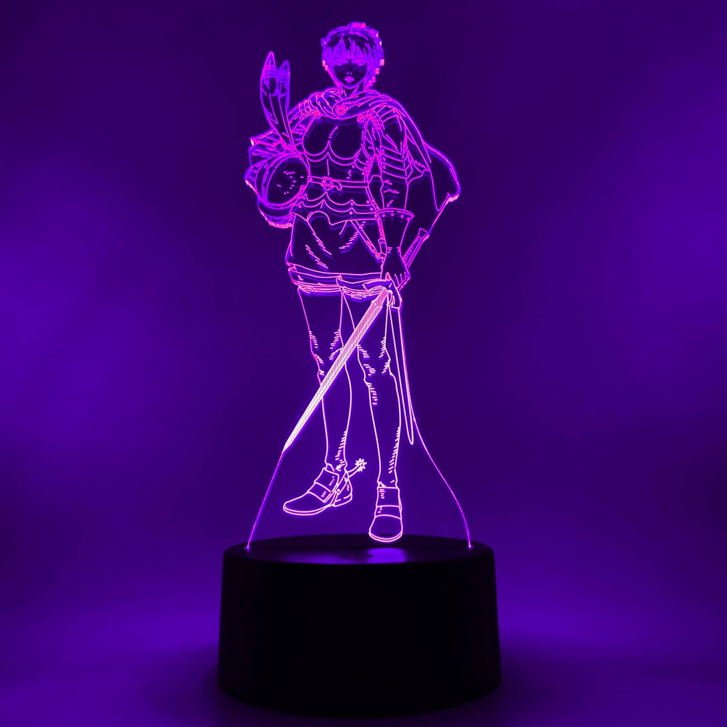 Otaku Lamps Berserk - Casca Anime Night Light, 16 Color RGB LED – Gift for Otaku