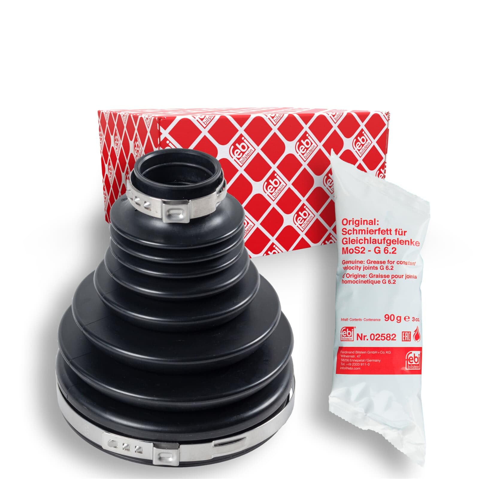 Drive shaft CV joint boot transmission sided Thermoplast 173539 FEBI BILSTEIN