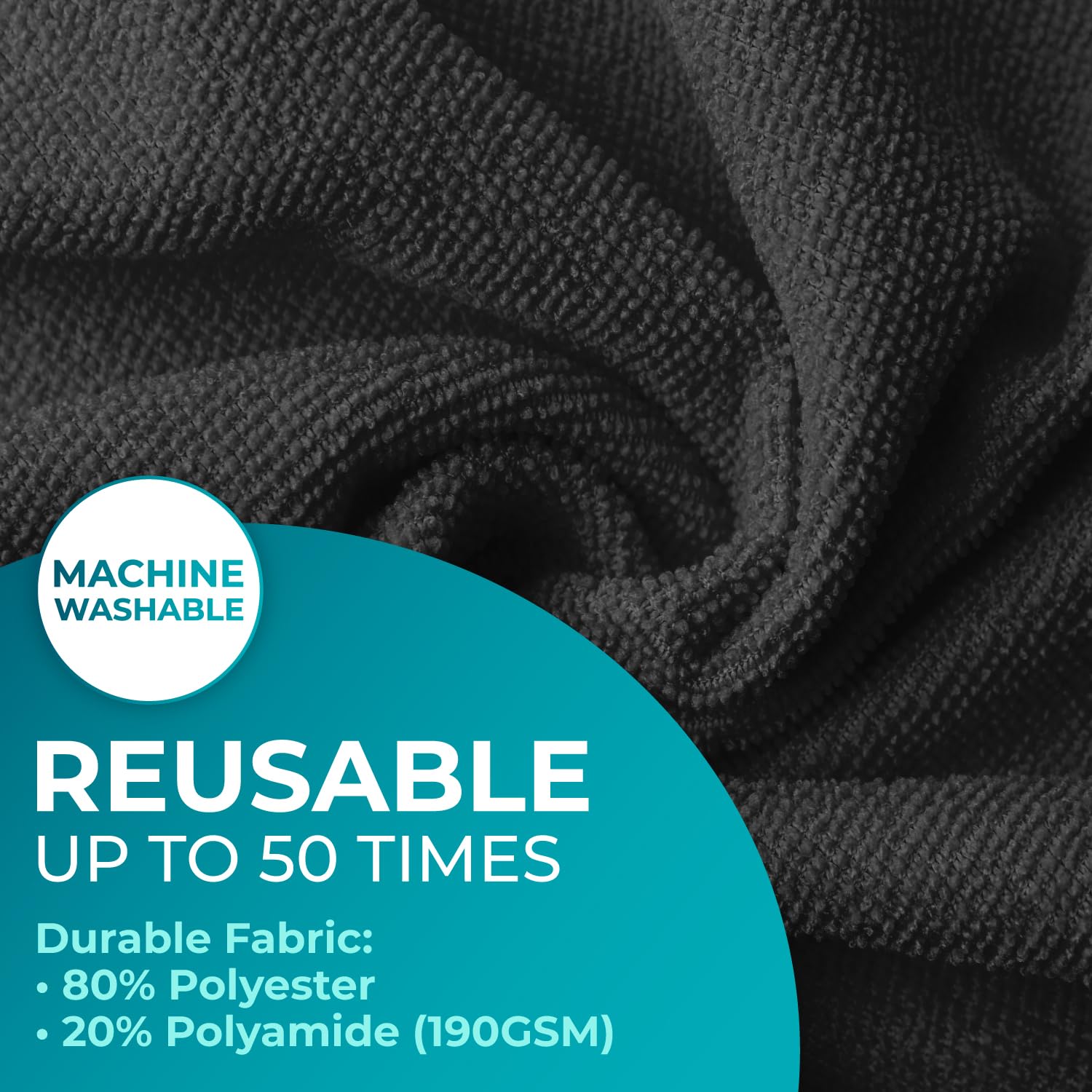 Paquete de 200 rollos de paños de limpieza de microfibra, toallas de papel reutilizables y lavables, suministros de limpieza ultra absorbentes de 11.8 pulgadas para limpieza del hogar, trapos de
