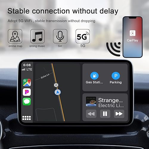 Miniatura 2 de Adaptador inalámbrico CarPlay Dongle Convert Car Auto Navigation Player Reemplazo USB para Apple Carplay Adaptador inalámbrico iOS 10+ iPhone Plug &