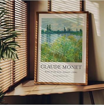 Fark Tan t m Monet  er evesiz Poster, Modern Dekoratif  er evesiz Poster, Tablo, Monet-7, 30 x 40