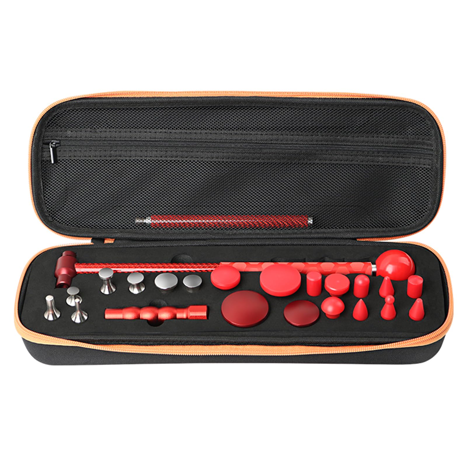 CUNZJIA Aluminum Alloy Percussion Leveling Hammer with Rod Antislip Car Dents Repair Sheet Metal Restoration Tool