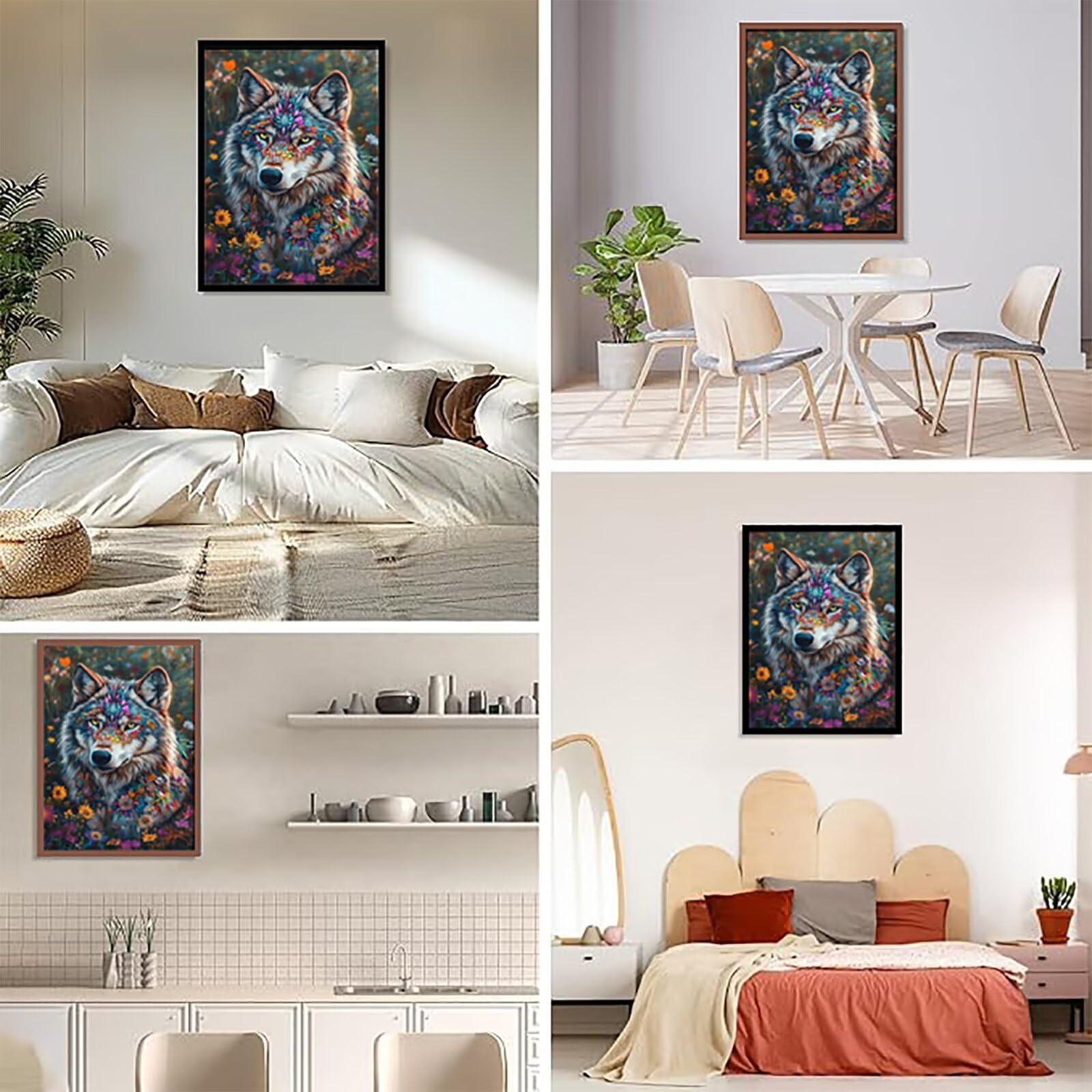 Obraz diamentowy 60x80cm kwiaty diamentowe malowanie dorosłych zwierzę 5d DIY okrągły diament sztuka kryształ górski dekoracyjne obrazy dekoracyjne śmieszne i relaksujące dla początkujących zestaw