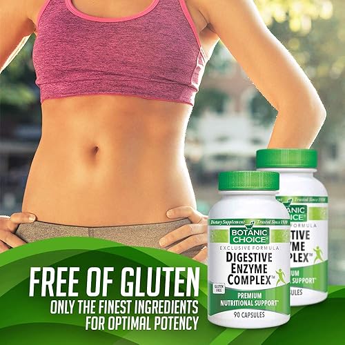 Miniatura 5 de Botanic Choice Complejo de enzimas digestivas - Ayuda digestiva para un suplemento intestinal saludable para una mejor digestión y una mejor