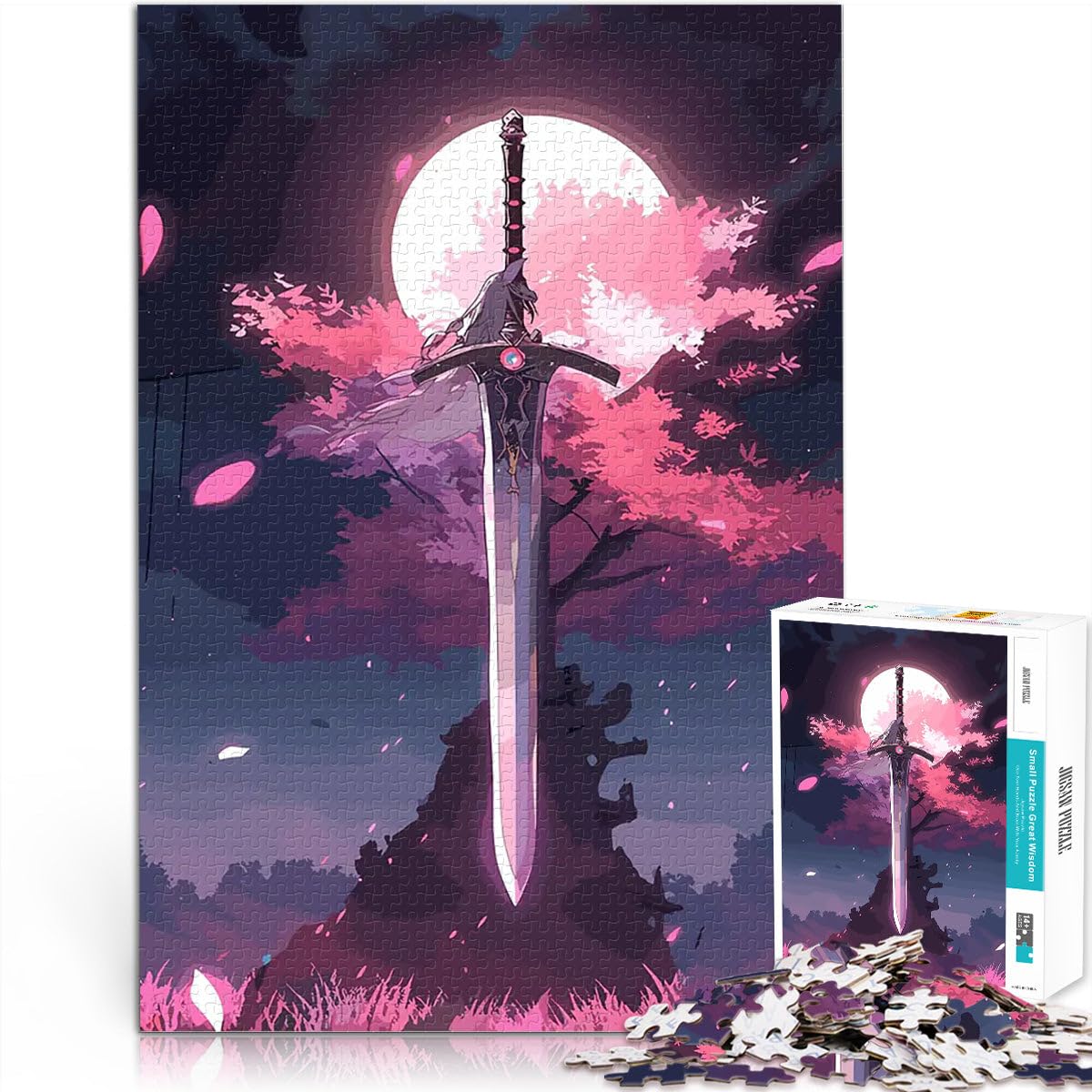 1000 Pieces Puzzles for teenagers Demon Slayer für Lernspiel-Herausforderungsspielzeug einzigartiges Herausforderungsspiel38x26cm