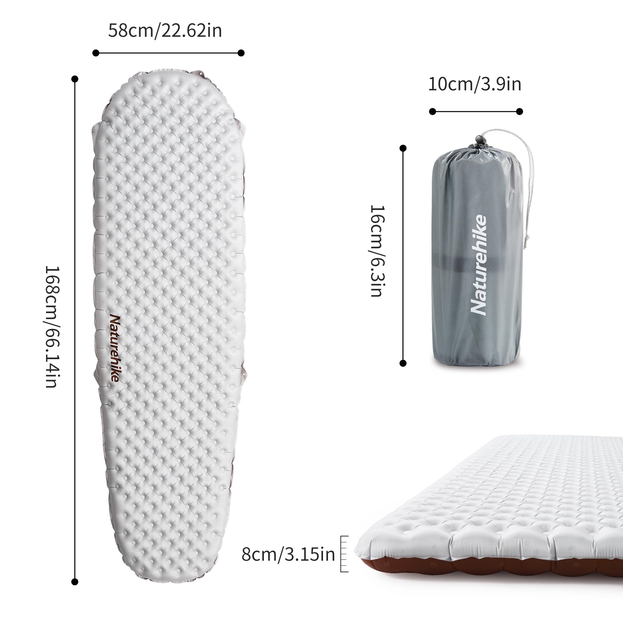 Colchón Inflable Naturehike con Valor R de 3.5, Colchoneta de Aire Ultraligera y Portátil para Dormir, Impermeable para las 4 tacion, Colchoneta Portátil para Acampar al Aire Libre - AliExprs 18 Colchón Inflable Naturehike con Valor R de 3.5, Colchoneta de Aire Ultraligera y Portátil para Dormir, Impermeable para las 4 tacion, Colchoneta Portátil para Acampar al Aire Libre - AliExprs 18