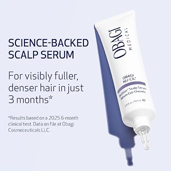 Obagi Nu-Cil BioStim Hair Scalp Serum with Biotin Clinically Proven to Promote Scalp Health & Deliver Visibly Fuller, Denser Hair Lightweight, Strengthens Follicles, Encourages Regrowth 2 oz