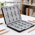 Game Case Compatible with Gameboy Advance, 16 Holders Game Cartridges Portable Travel Organizer Storage Box Accessories for GBA