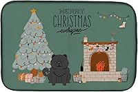 Vista 252 de Caroline's Treasures CK7824DDM - Tapete absorbente para secado de platos con diseño de bulldog inglés, rojo y blanco, para encimera de cocina, 14 x