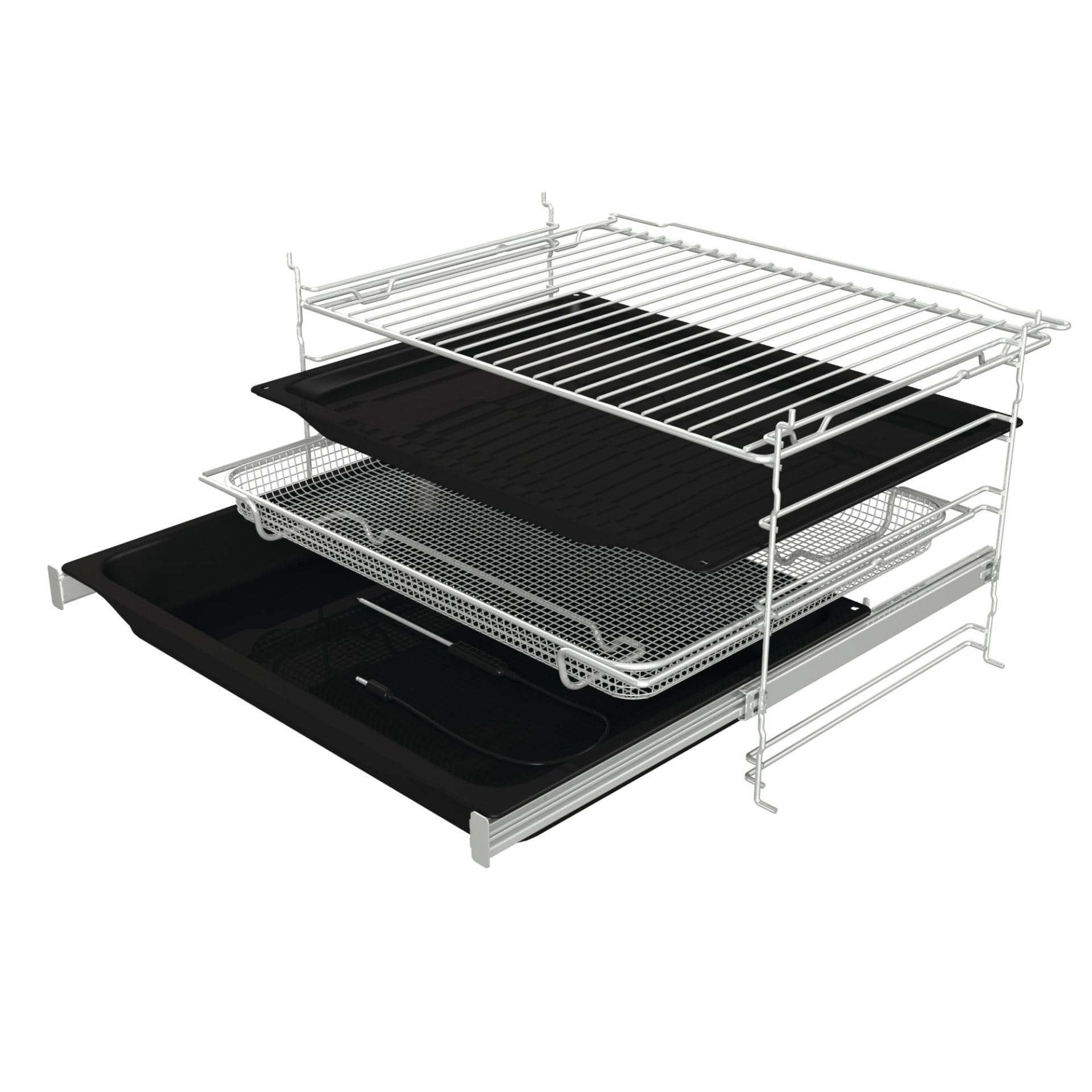 Hisense BI65346PDBGWIFI - Forno, Even Bake 77L, cottura congelata, modalità Air Fry, modalità Pizza, programmi Auto, porta rimovibile, Wi-Fi - Connect Life