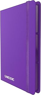 Casual Album 18-Pocket | Organize Standard and Japanese Size Collectible Cards | Premium Card Game Protector | Holds up to 360 Cards | Ideal for Playset Collections | Purple Color | Made by Gamegenic