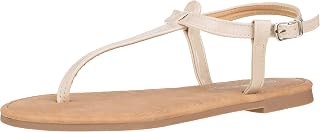 Women's T Strap Thong Gladiator Strappy Jelly Shiny Flat Flip Flops Sandals