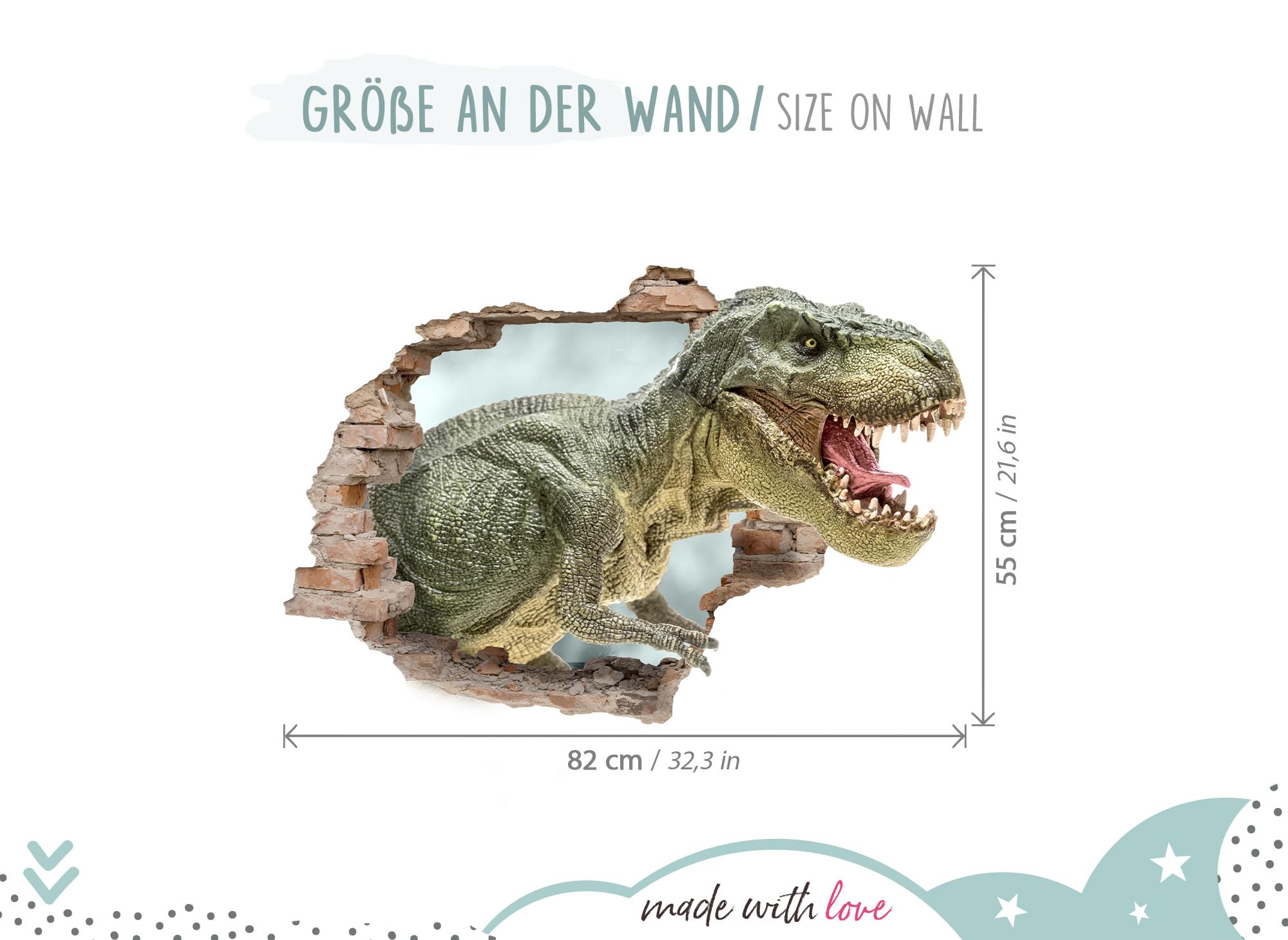 Lutz Mauder Glitzer-Sticker T-REX & Dinos - 1 Bogen Mit 6-12 Stickern, Perfekt Als Mitgebsel