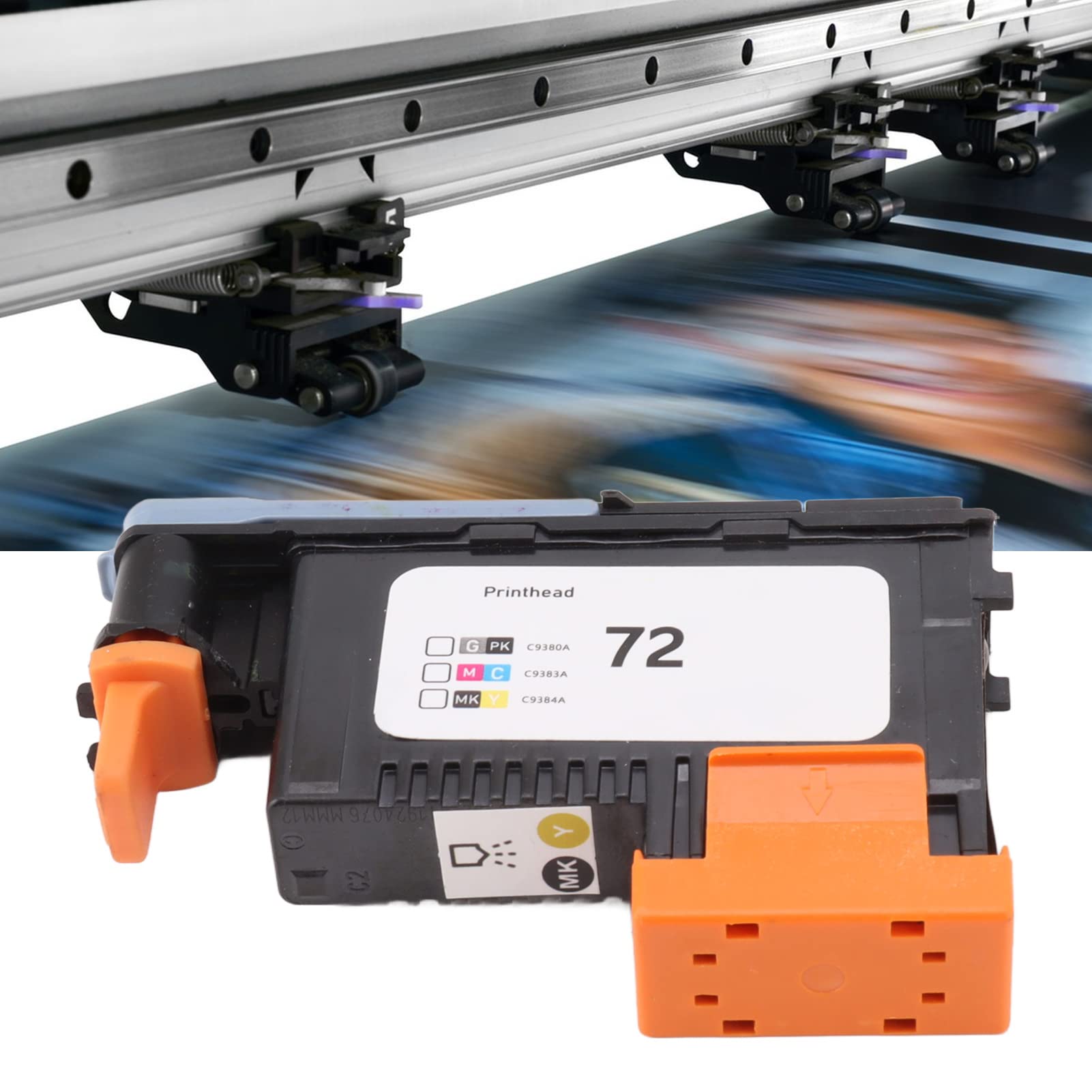 Color Print Head, Printer Printhead, Clear Resolution, Smooth Output, High Reliability, Print Replacement for HP Designjet T770 T790 T795 T1100 T1300 T2300