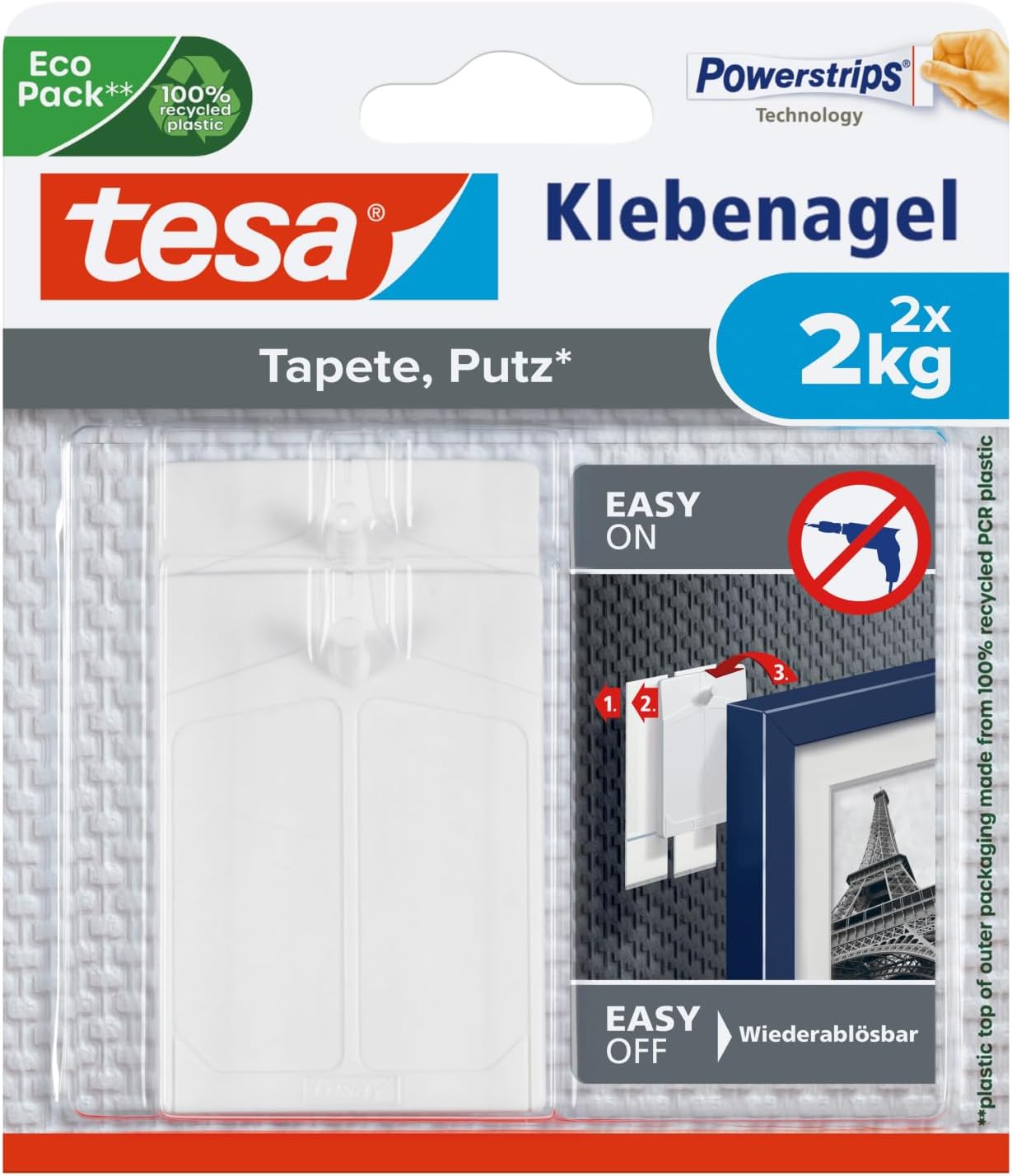 Tesa Adhesive Nail for Wallpaper Plaster