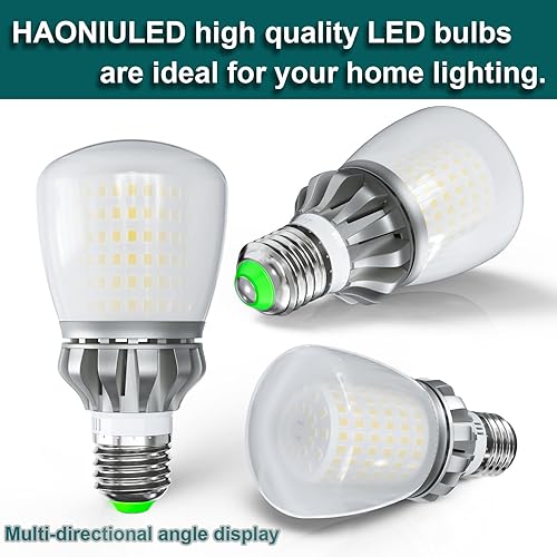 Miniatura 4 de Bombillas LED A19, bombilla LED E26 de 3670 lúmenes, bombilla LED equivalente a 250 W, bombilla blanca fría de 6000 K no regulable, vida útil de 22