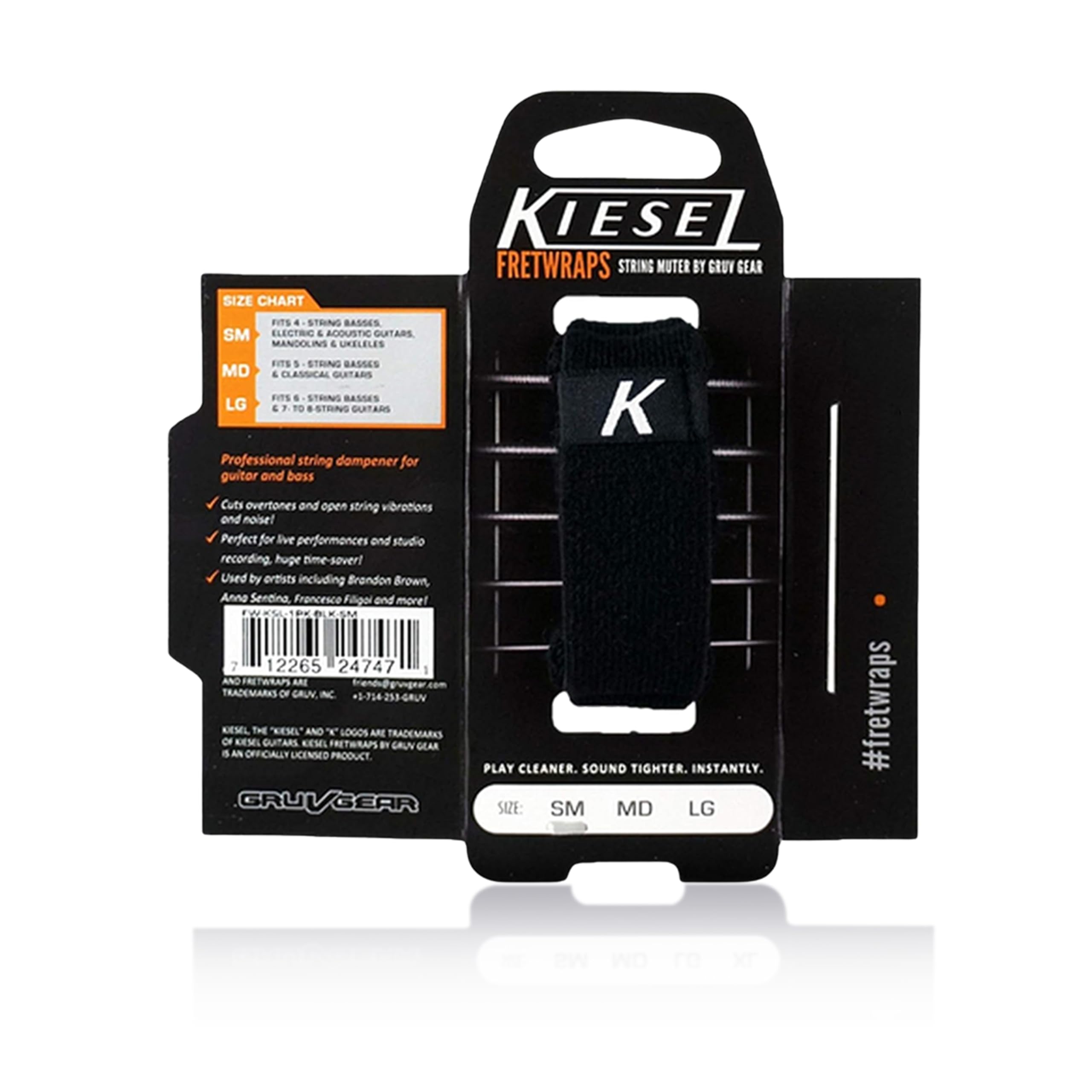 Gruv Gear FW-KSL-1PK-BLK-LG String Bass Care