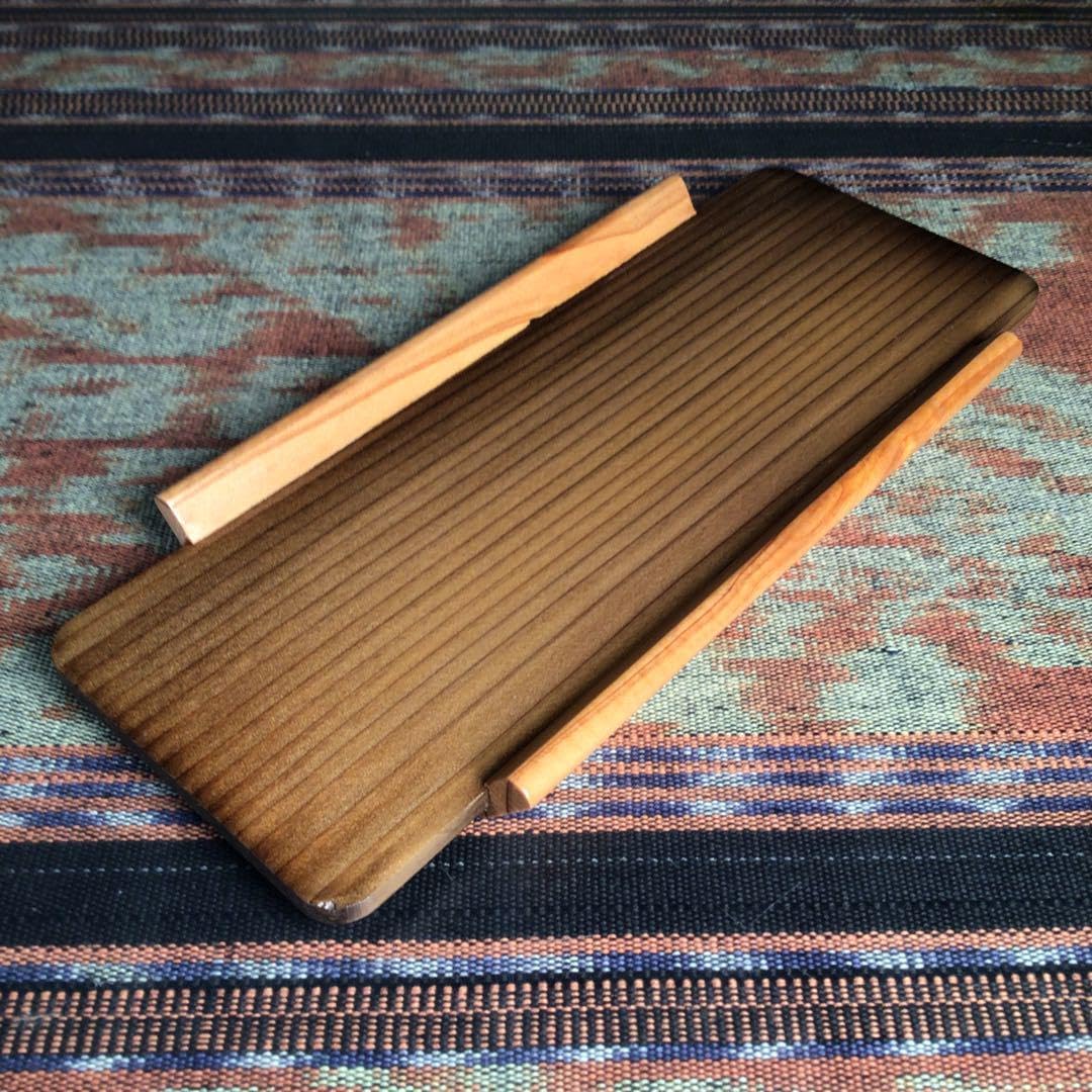 ナツうー特価』 埋木染 大館工芸 『秋田杉』 おしぼり置き 6個 ナツ