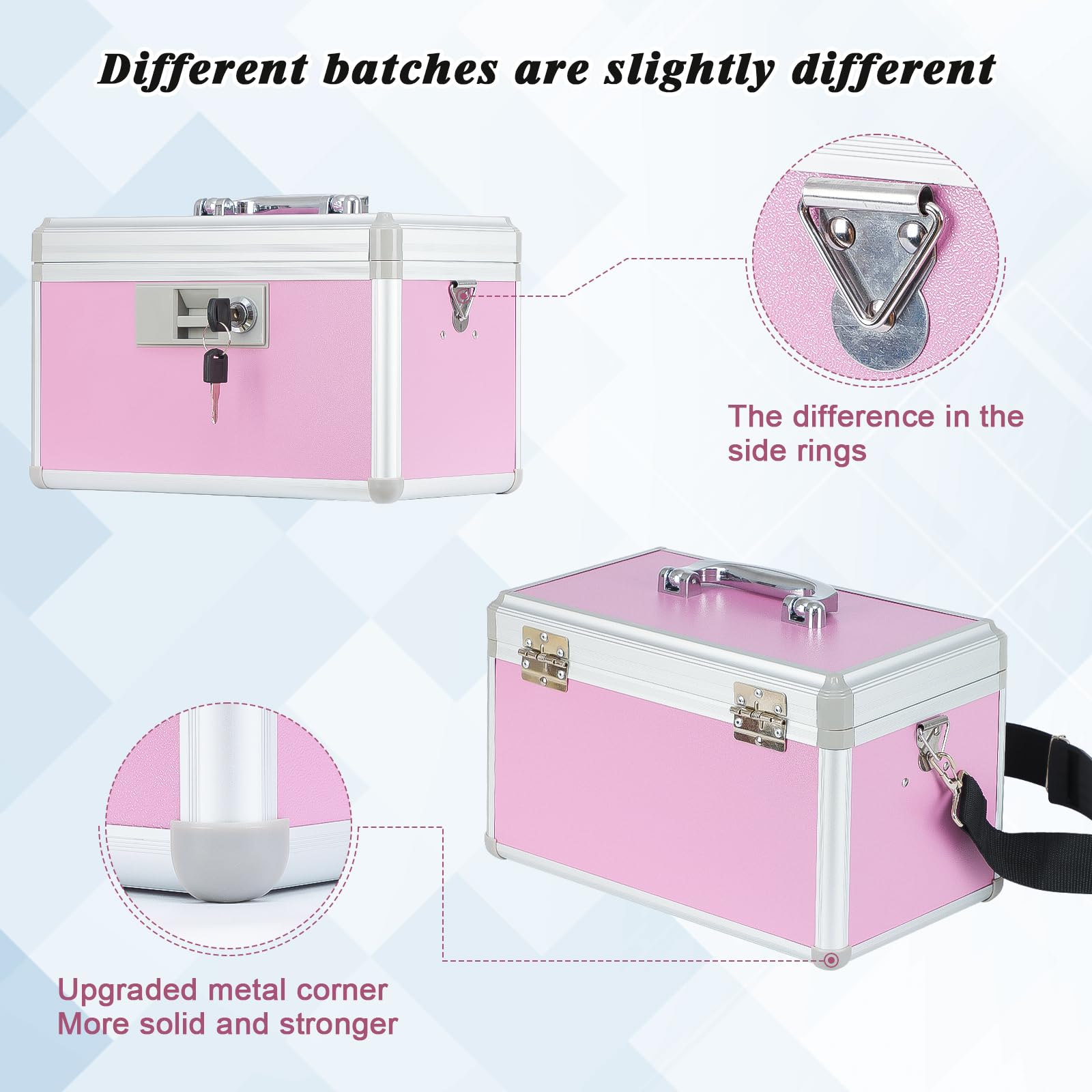xydstay Medicine Lock Box,First Aid Safe Medication Storage Box