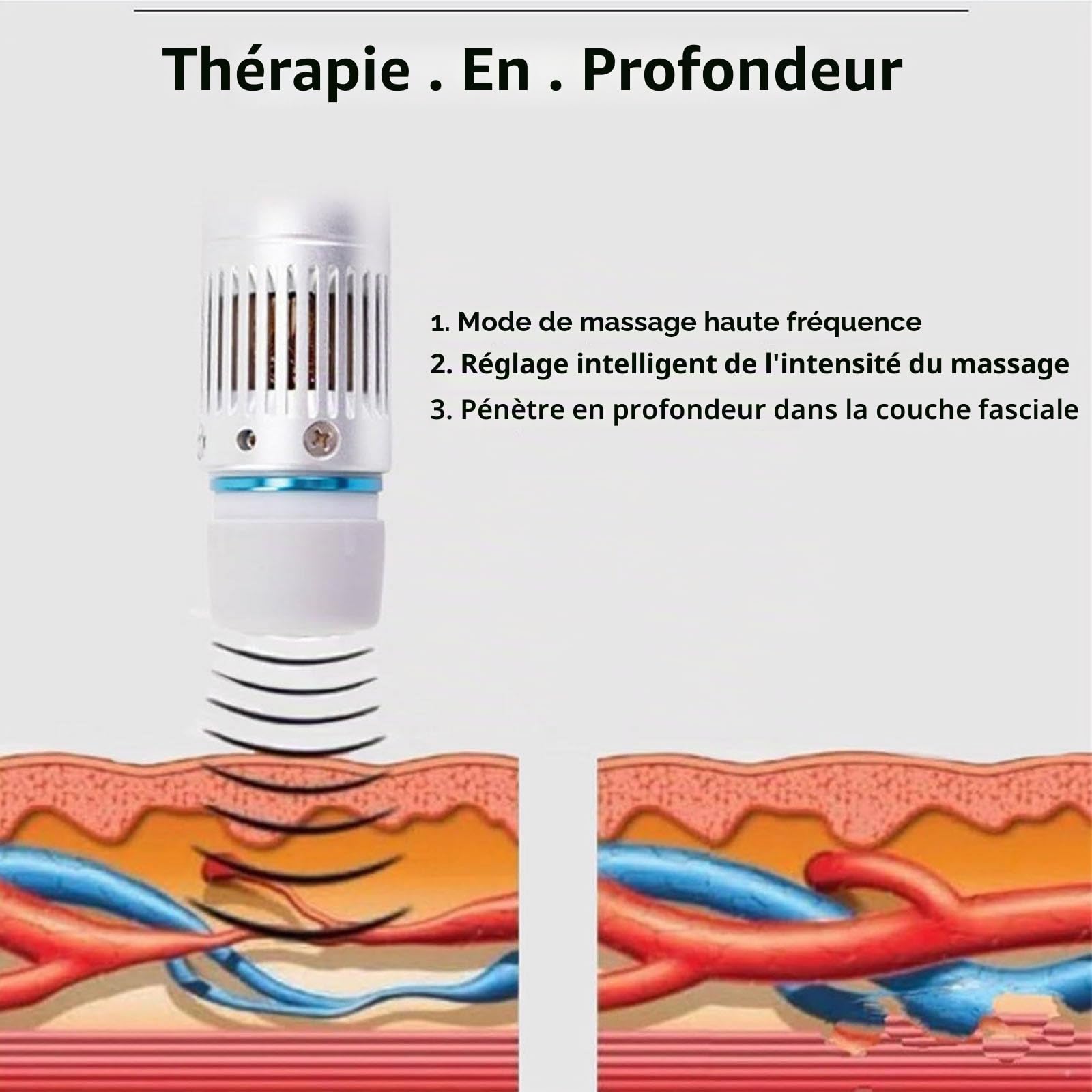 PixCy Appareil De Thérapie par Ondes Choc pour La Fasciite Plantaire, Appareil Thérapie par Ondes Choc Extracorporelles à 11 Têtes,pour Dysfonction érectile Et Dysfonction érectile