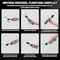 Vista 5 de Soporte para sable de luz, soporte de espada de acrílico, soporte de exhibición de escritorio, soporte de cuchillo samurái, para sable de luz
