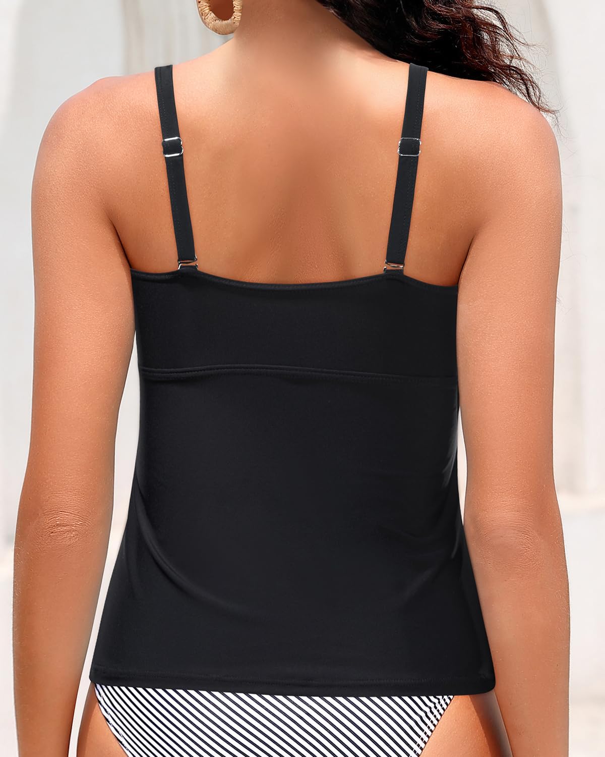 Women's Underwire Tummy Control Swimsuit Top with Push Up - No Bottom Included - Image 2