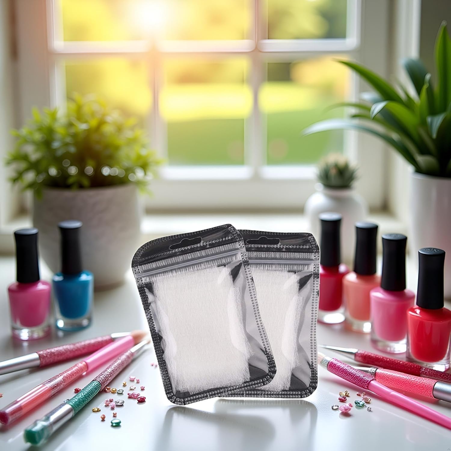 20Pcs Nails Kit Nail Extensions Kit Fiberglass Nail Art Builder Wrap Sticker Tips with Shape Clip Repair Broken Nails Nail Art Accessories Nail Repair kit (White)