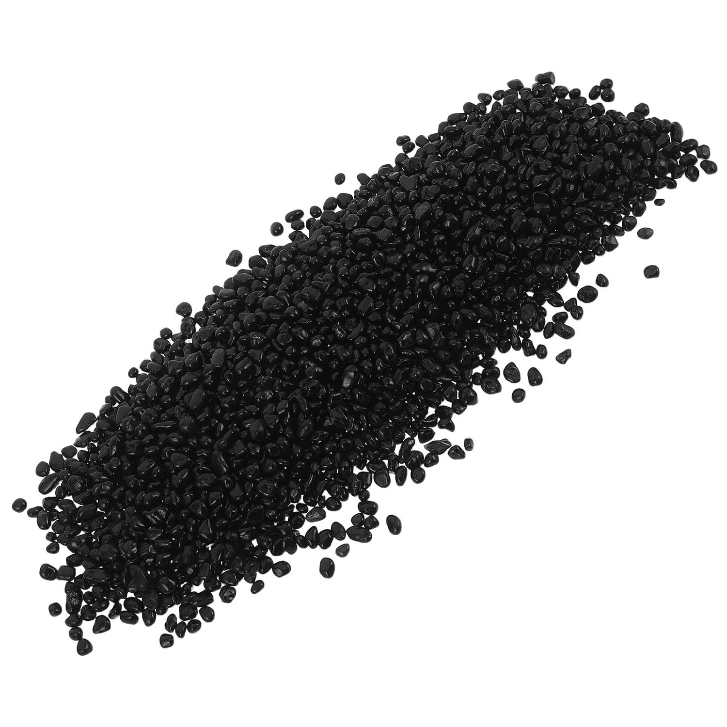 MAGICLULU Black Crushed Gravel Sand for Aquarium and Water Features, Sandstone Decorative Rocks with Versatile Compatibility and Easy Maintenance for Indoor Aquarium and Home Decoration