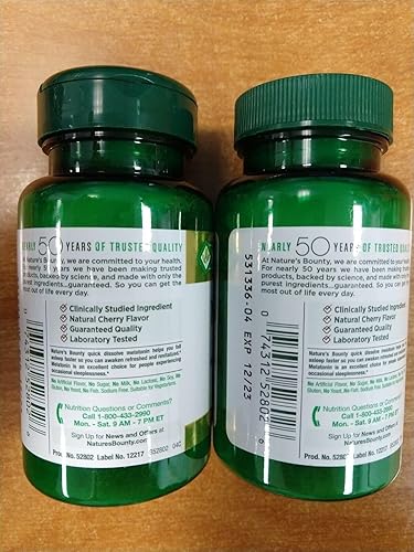 Miniatura 3 de Nature's Bounty Melatonina 10 mg tabletas de disolución rápida 45 ea (paquete de 6)