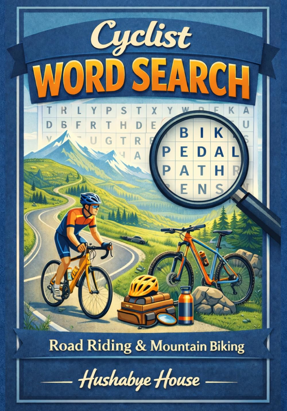 Cyclist Word Search Puzzle Book: Road Riding & Mountain Biking — 51 Themes, 765 Words, Inspirational Quotes for Every Cyclist | Themed Puzzle Book for ... for Adults (Hobbyist Word Search series)