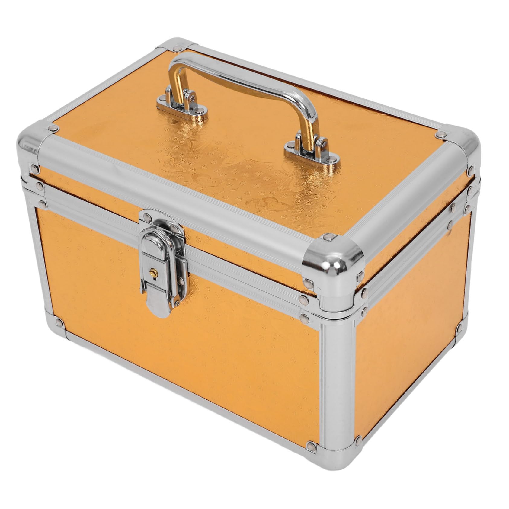 Boîte à outils en aluminium robuste à plusieurs niveaux de rangement