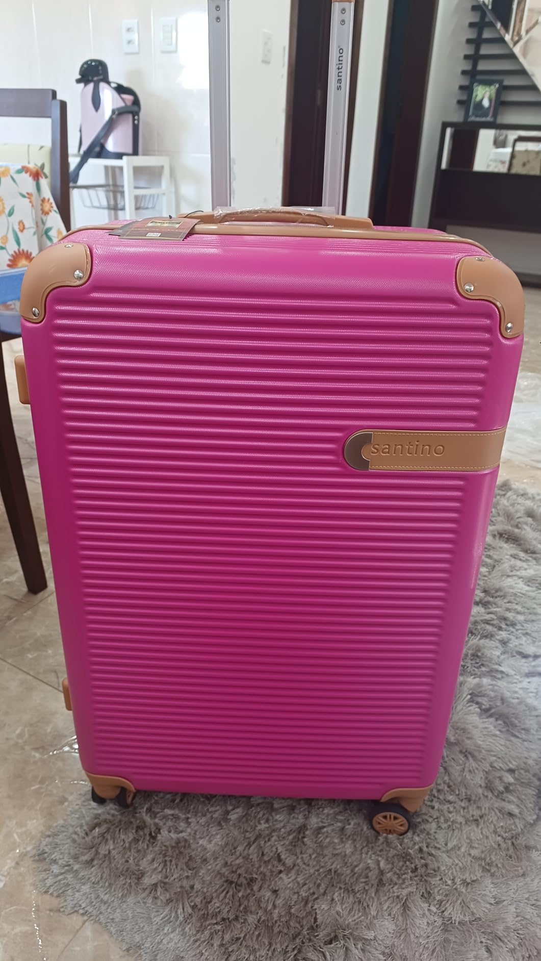 SANTINO, Mala de Viagem Nice Rígida 360° Santino – ABEV407G Cor: Magenta