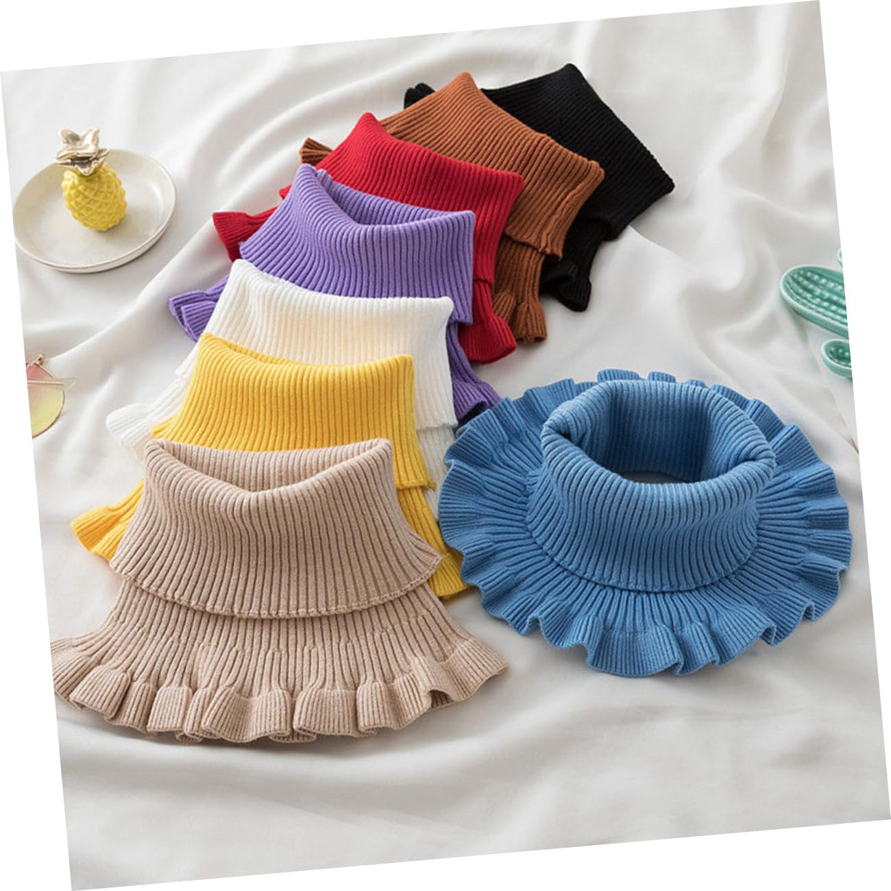 GALPADA 3piezas Gaiter De Cuello De Invierno Para Mujeres De Cuello Reutilizable y Portátil Para Actividades Senderismo y