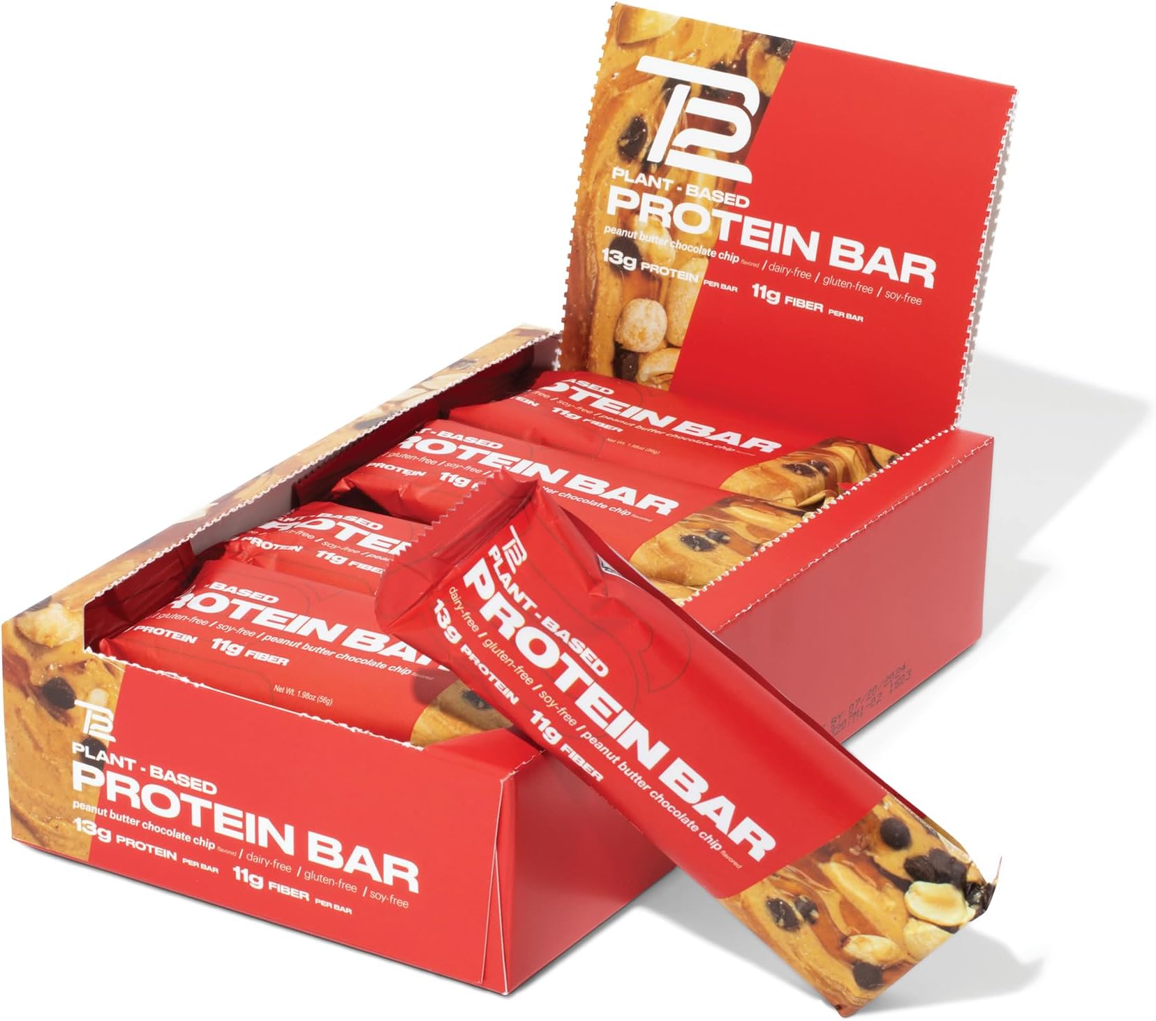 TB12 Plant Based Protein Bars by Tom Brady High Protein
