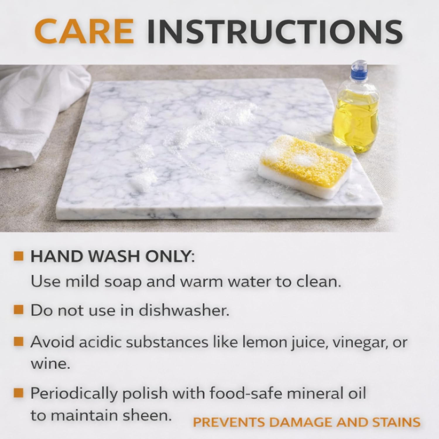 Marble Cheese and Pastry Board 16 x 12 Inch – Natural Carrara White Marble Cutting Board and Serving Tray for Dough, Bread, Pizza, Charcuterie – Heavy, Non-Slip, Gift-Ready.