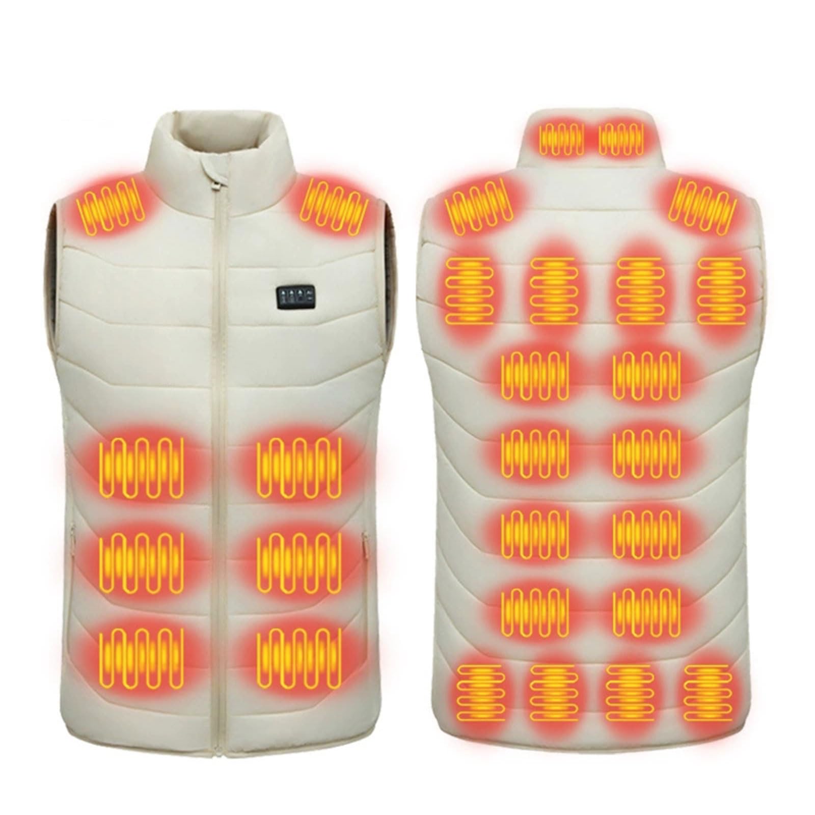 Gilet chauffant intelligent 3 températures vêtements thermiques 28 zones