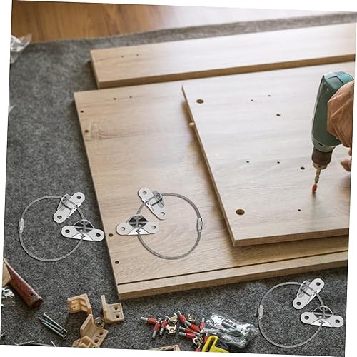 Miniatura 3 de 3 Sets Baby Proofing Furniture Straps Anti-Tip Furniture Anchors for Child Safety Adjustable and Easy Install Wall Safety Kit