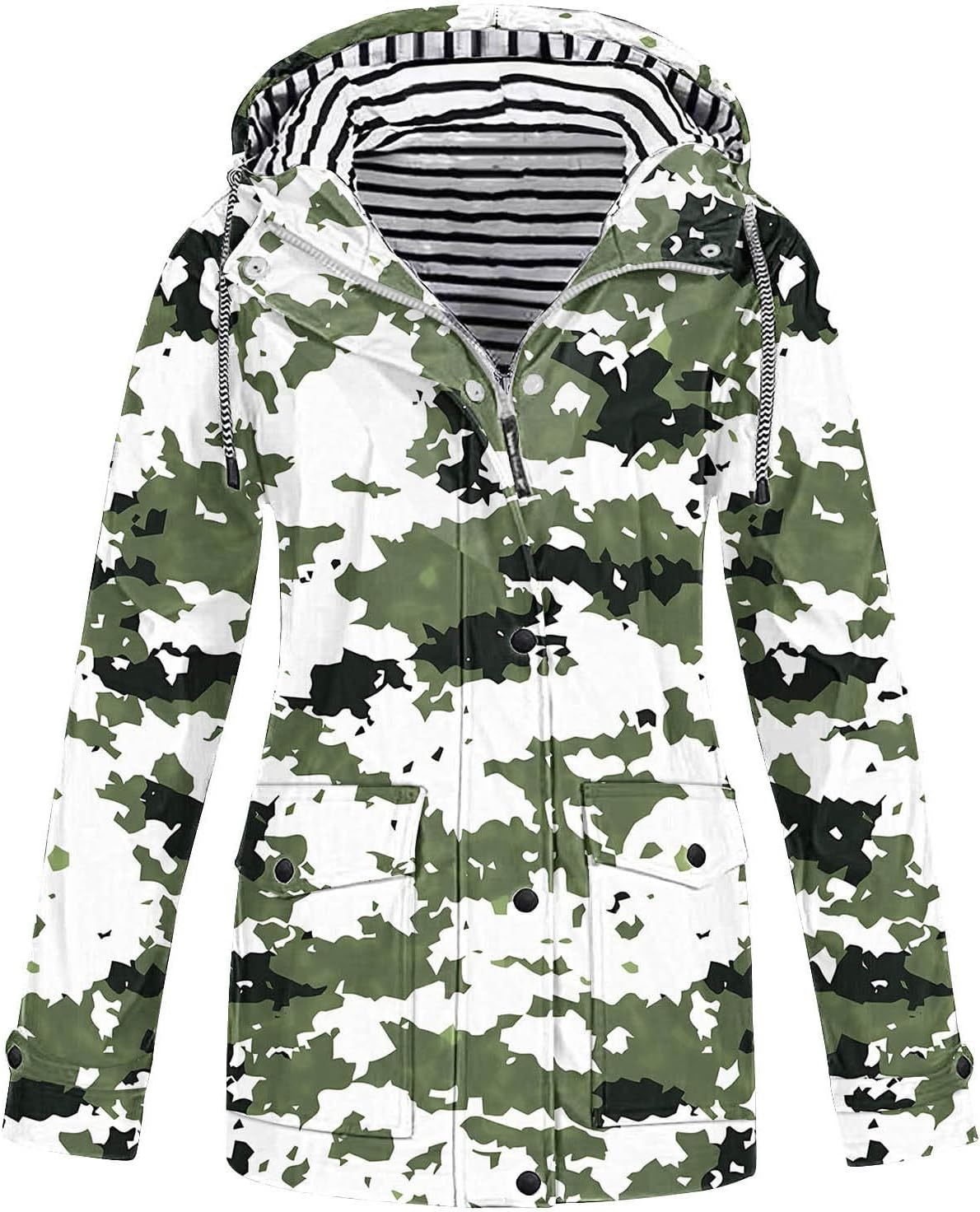 Long Sleeve Coat for Women Fall Winter Graphic Sport Athletic Hooded