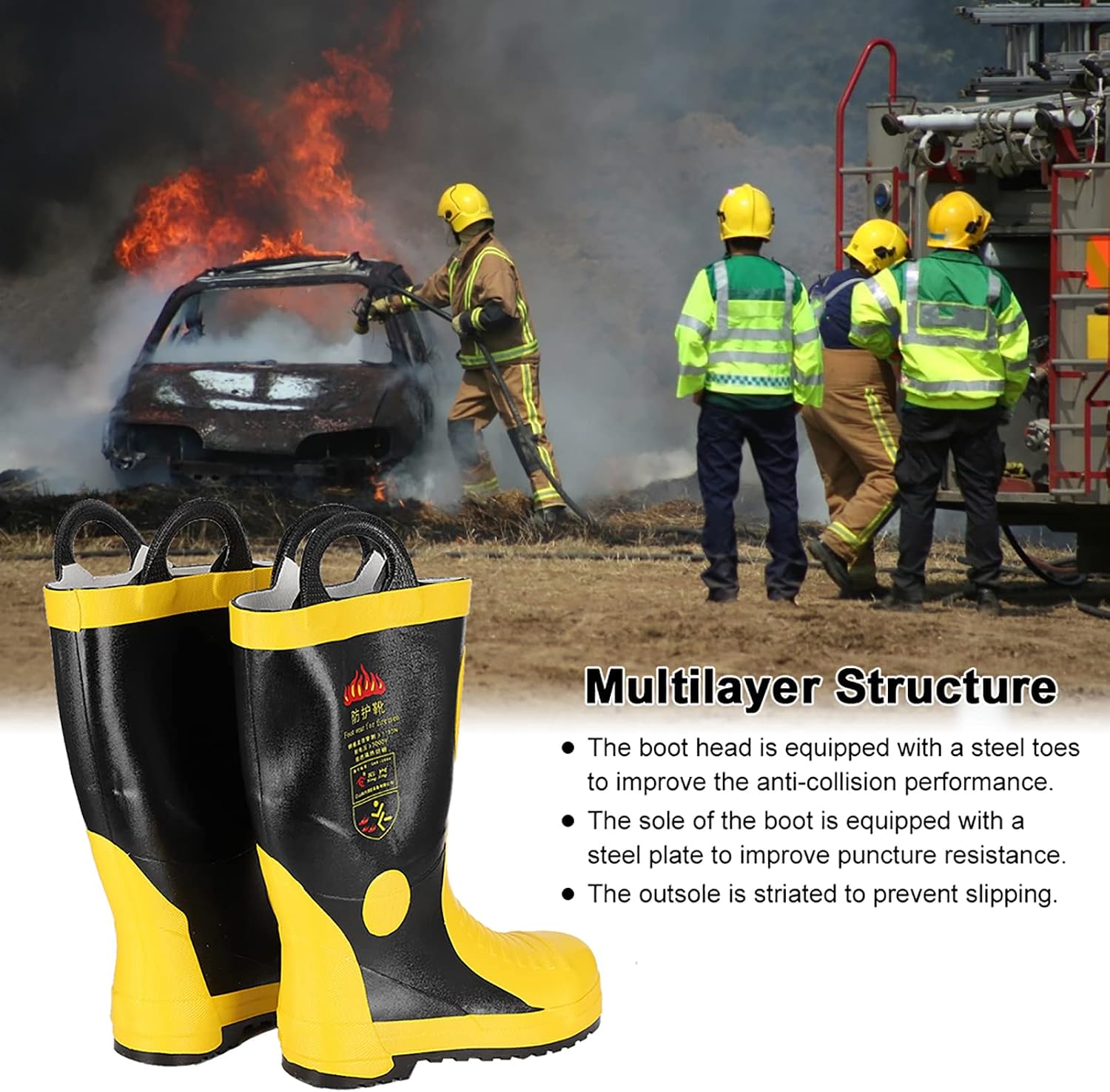 Fire Safety Gumboot