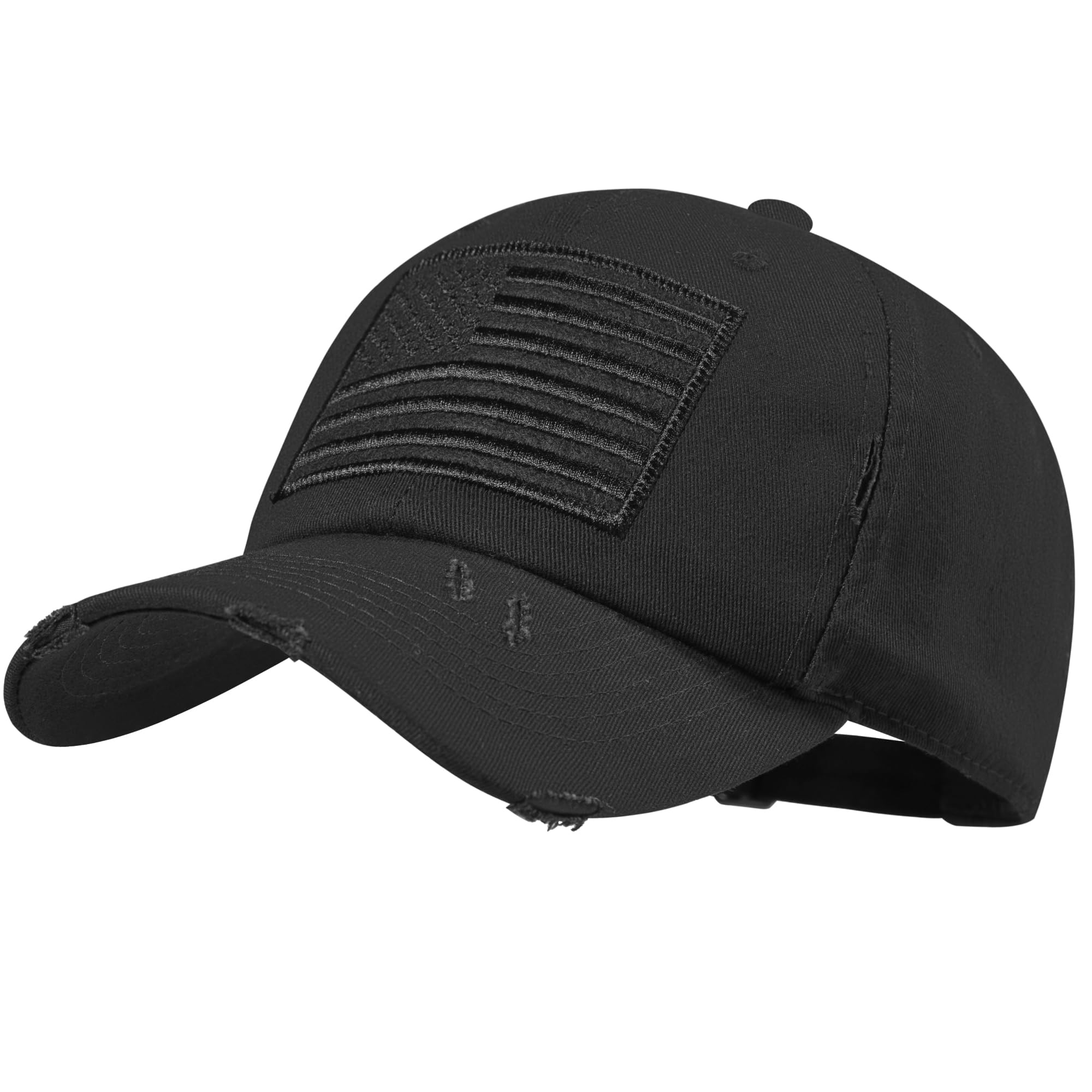 American Flag Baseball Cap for Men Women Low Profile USA Army Tactical Operator Military Plain Dad Hat