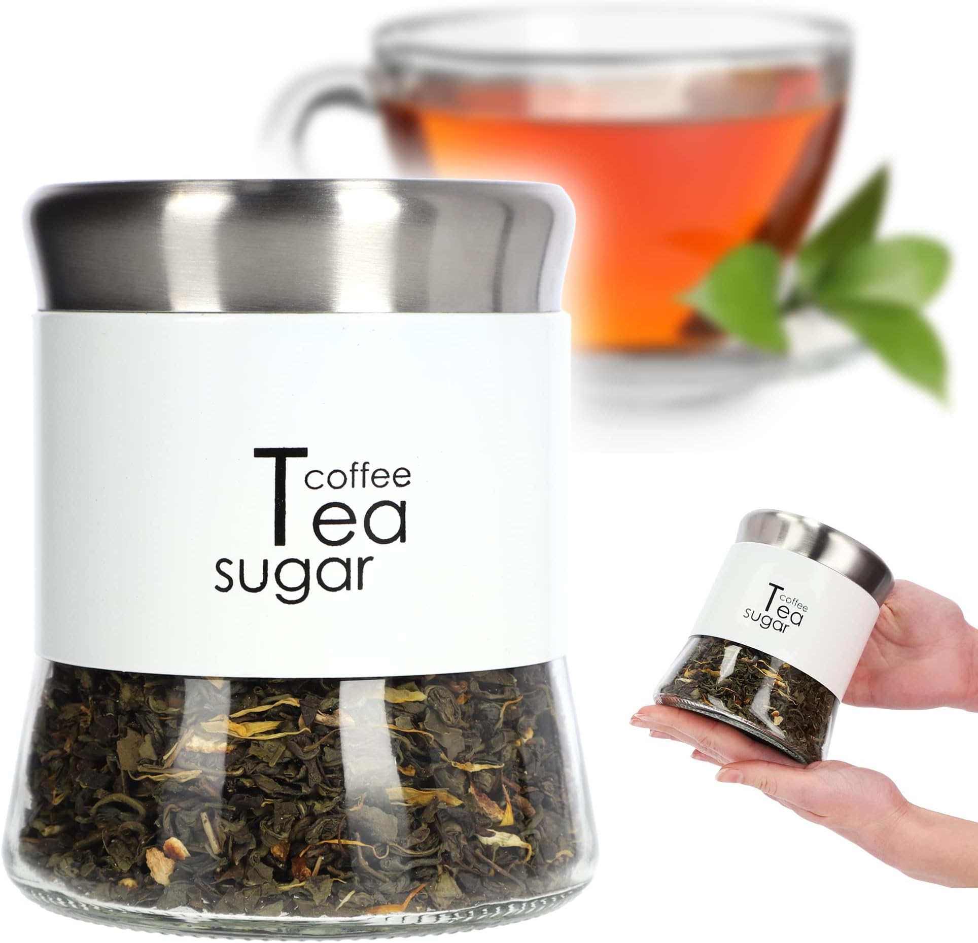 TOYANDONA Keramik Teedose Luftdicht - Eleganter Teebehälter Für Küche & Wohnzimmer