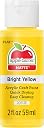 Apple Barrel Acrylic Paint in Assorted Colors (2 oz), 20513, Bright Yellow