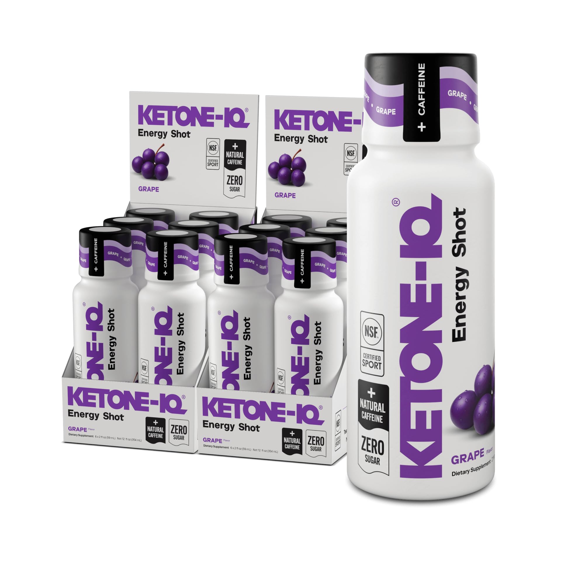 Ketone-IQ Caffeine Ketone Shots for Focus, Raspberry Lemonade, 24 Pack — Amazon image 11