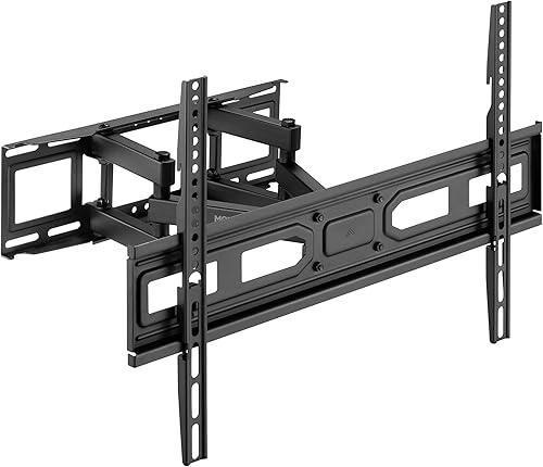 Mount-It! Soporte de pared para TV de movimiento completo con brazos dobles resistentes, extensión de 14 pulgadas y compatible con televisores de 37