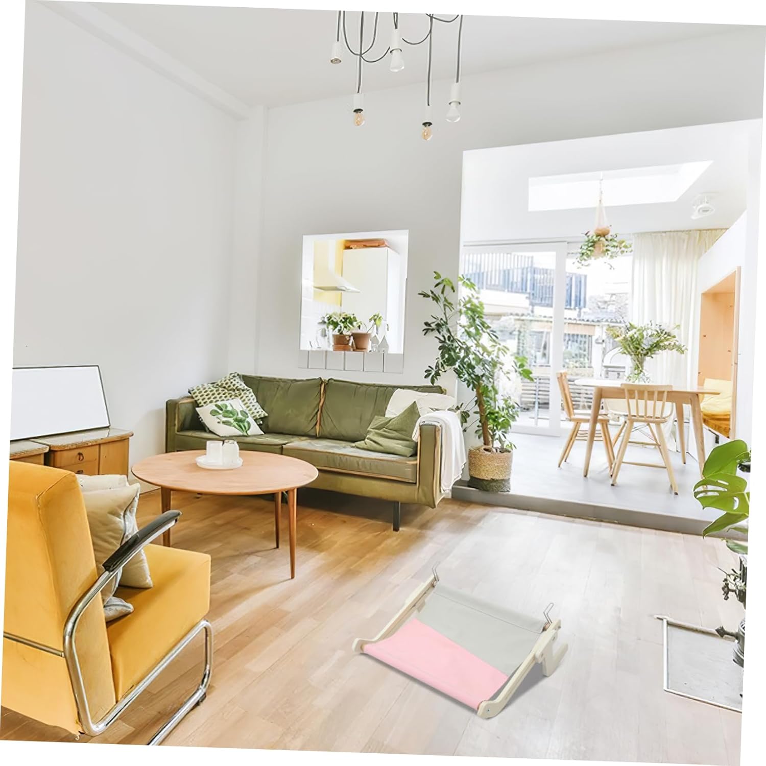 Kisangel 1set Thickened Cat Hammock Bed Removable Mat Cat Window Perch Easy Install Space-Saving Design