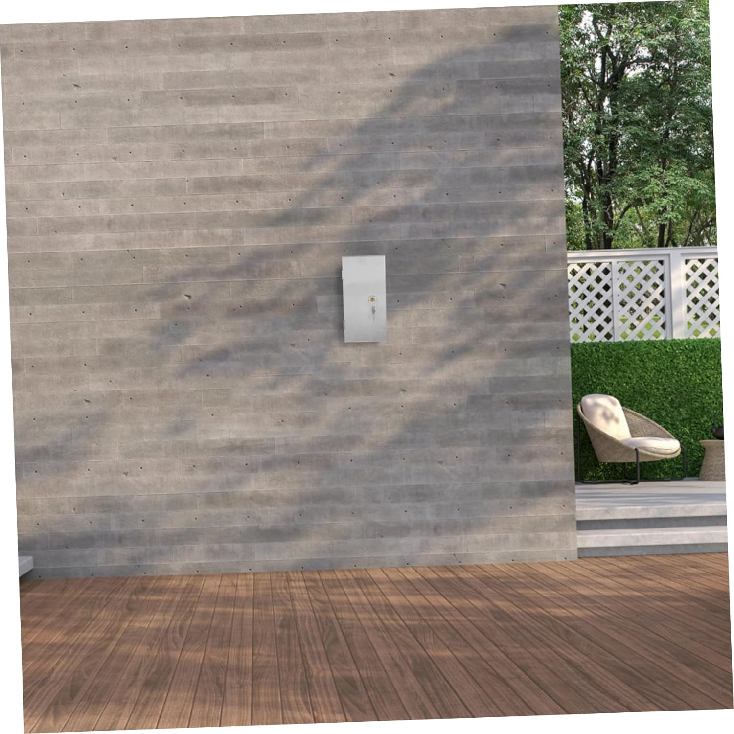 Outdoor Electrical Socket Box Weatherproof Outlet Lock Stainless Steel Dual Socket Cover