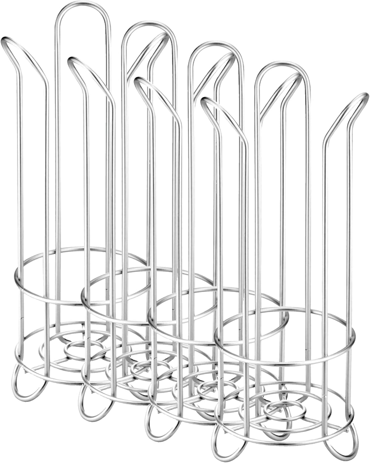iDesign Classico Metal Toilet Paper Holder – Holds 3 Rolls of Toilet Paper, 6.75" x 17", Silver